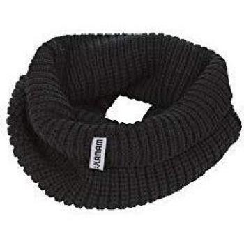 Écharpe Loop tricotée noire 100 % polyacrylique PLANAM
