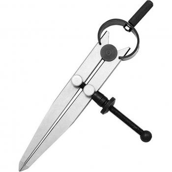 Precision Wing Divider Featuring Leather Compass and Locking Feature