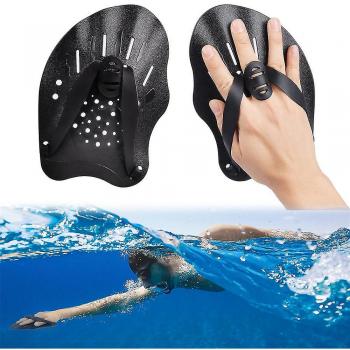 Palmes de Natation + Gant de Plongée – Paddle Training – Couleur Noire