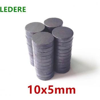 Black Ferrite Magnet 10x5 mm