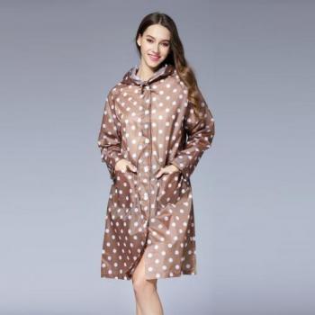 Women's Long Waterproof Rain Poncho