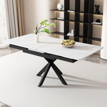 Table Wishdor Noir Blanc Pivot