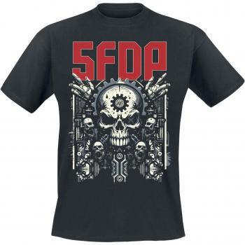 Five Finger Death Punch Gearhead Shirt Herren Schwarz XXL