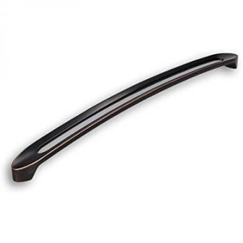 Maniglia Siro Zamak 422 mm Rame spazzolato nero