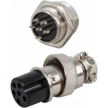GX12 5pcs Metal Circular Connector Set