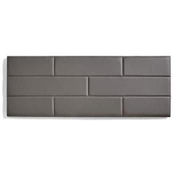 Matris Cabecero de Cama 112x57x5 cm con Ladrillos Gris