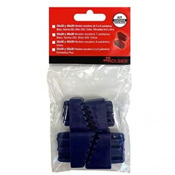 Conterá Plástico Escalera Aluminio Doméstica Kylate – Peldaño Ancho 6 cm, Juego de 4 Piezas (JGO1)