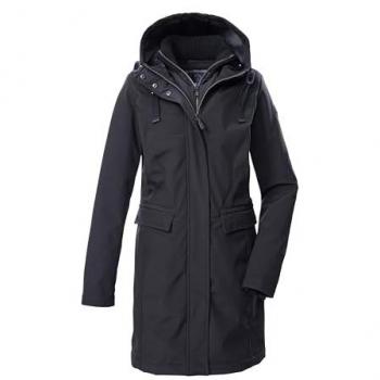 G.I.G.A. DX SWP GW 79 – Damenmantel, Schwarz, 100 % Polyester, Größe 38