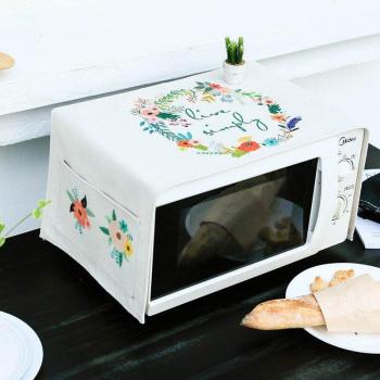 Kitchen Oil and Dustproof Microwave Cover