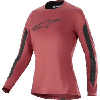Alpinestars A-Dura Dri Astar Maglia a Maniche Lunghe Bordeaux per donna