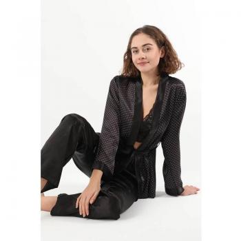 Set Bustier Notturno Paillettes Donna Nero M