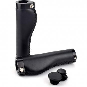 Hand-sewn Leather and PU Leather Handlebars for Mountain Bicycles