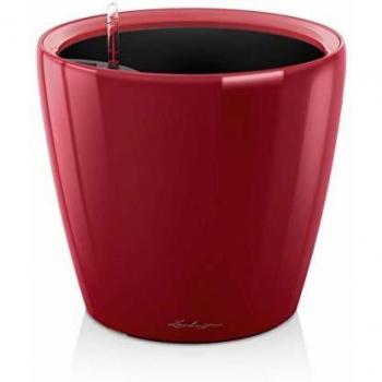 Vaso Autoirrigante Classico Premium Ø35 cm Rosso Scarlatto Lucido