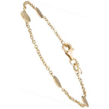 Damenarmband JOBO, 375 Gold, gelb, 19 cm