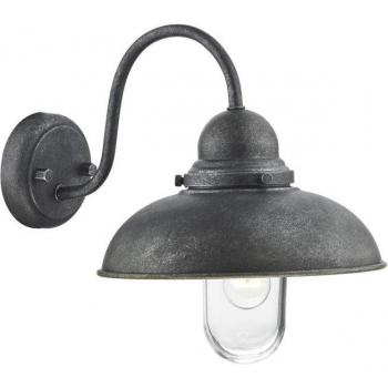 Plafoniera in ferro invecchiato modello Dynamo IP44, 1x E14