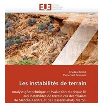 Les instabilités de terrain: Analyse géotechnique et évaluation du risque lié aux instabilités de terrain cas des falaises de Mehdia