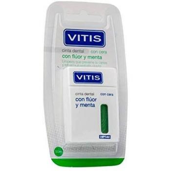 Vitis Cinta Dental Con Fluor y Menta, 50 m