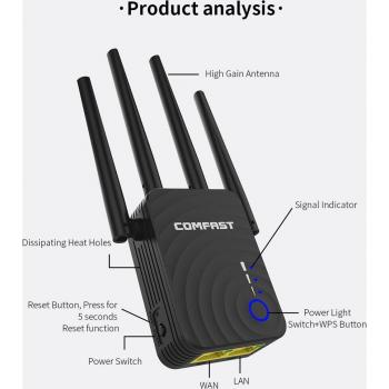 Comfast 802.11 b/g/n/ac Wi-Fi Extender
