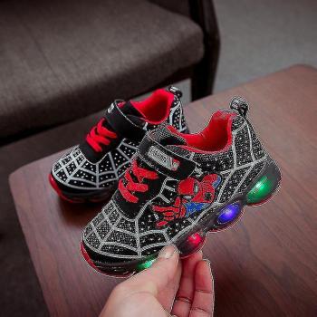 Sneakers enfants Spiderman éclairées 24 cm