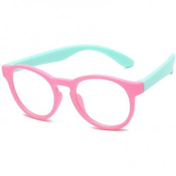 Boys and Girls Round Blue Light Blocking Glasses