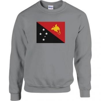 Papua New Guinea Long Sleeve Shirt PixelForma Grey Classic Collar