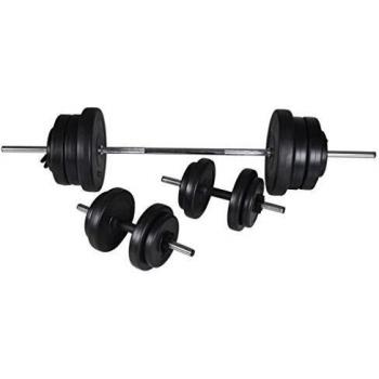 60.5kg Weight Set with Barbell and Dumbbells