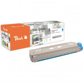 Peach O4405 Wiederaufbereiteter Toner CY – OKI 44059211 Ersatz (für OKI CX 2633, MC 860 CDTN, MC 860 CDXN, MC