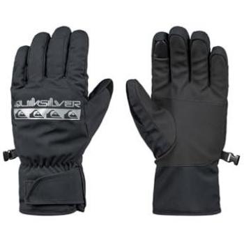 Guantes Quiksilver Cross para Clima Frío, True Black, Estándar Hombres