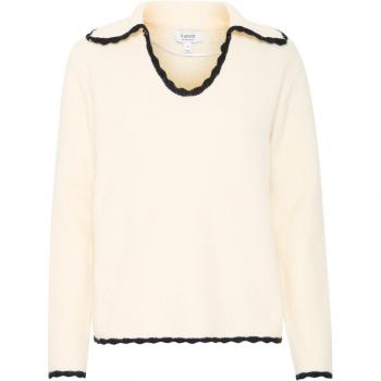 B.Y.O.U.N.G BYNINNA Strickpullover für Damen – W. Collar