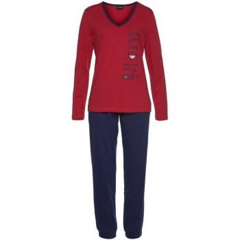 Vivance Dreams Pyjama-Set (2-teilig) mit seitlichem Motiv