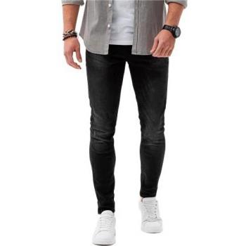 Ombre Herren-Jeans, lässige lange Hose mit Knopf, ideal für Freizeit und Alltag