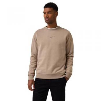 Street One MEN Sweatshirt in Beige mit Baumwoll-Mix