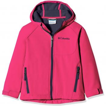 Columbia Winddichte Softshelljacke für Kinder, Cascade Ridge Softshell Jacket, Polyester, rosa (cactus pink), Gr. L
