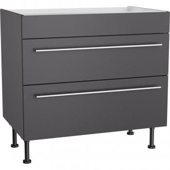 OPTIFIT Kochfeldumbauschrank anthrazit 90 cm