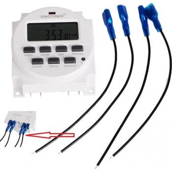Programmable Timer Switch 1.6A 220V/230V with 1-Second Interval
