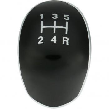 Zilver/Zwart Versnellingspookknopbadge voor Ford C-Max