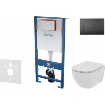 WC Genesis Kielle Vaso Tesi con Copriwater Softclose e Placca Gemini III