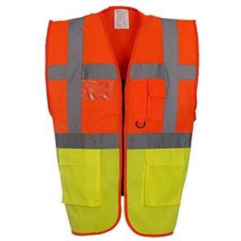 Veste multifonction Yoko Femme Haute Visibilité M Orange/Jaune