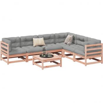 VidaXL 7 Piece Garden Lounge Set Solid Wood Douglas Fir