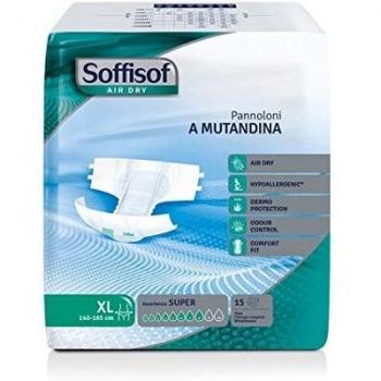 Soffisof AirDry Pannolino Mutandina XL 15 pezzi