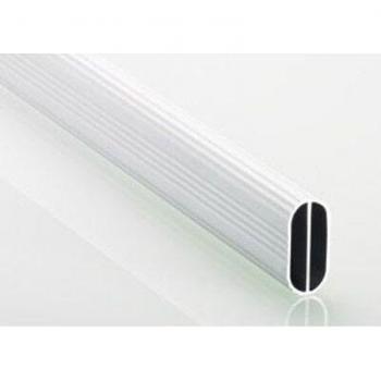 Hettich Aluminium Schrank-Rohr oval 30x15 mm