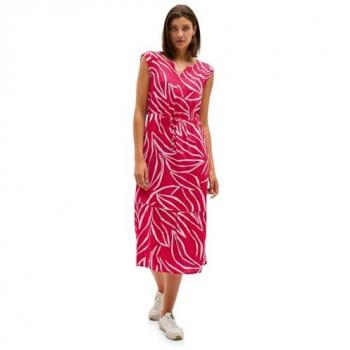 Cecil Robe à Volants et Motifs Rouges – XL