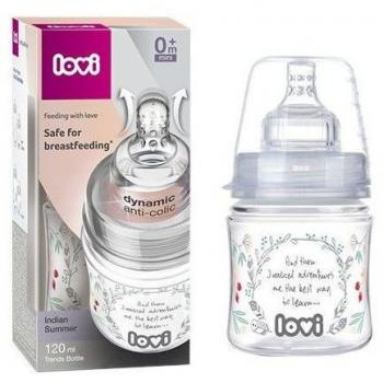 Biberon Lovi 120 ml Dynamic anti-colique Indian Summer