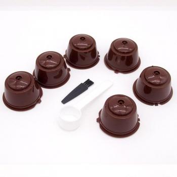 Dolce Gusto Reusable Filters – Ensemble 3 pièces (cuillère + brosse)