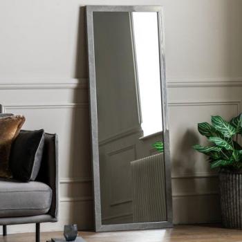 Alora Rectangle Marbled Leaner Mirror
