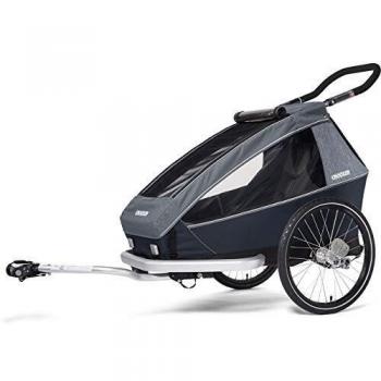 CROOZER Kinderfahrradanhänger Kid Vaaya 1 Graphite blue