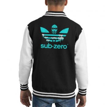 Kid's Sub Zero Mortal Kombat Classic Black/White Jacket