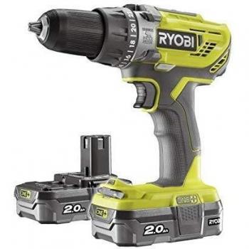 Ryobi 18 V ONEPLUS – Perceuse à Percussion 2 Vitesses (Batteries incluses)
