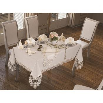 Pack dîner élégant – 26 pièces, nappe 160 × 220 cm