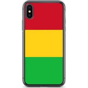 Lightweight Mali Flag iPhone XS Case – Durable Silicone, Bright Colors